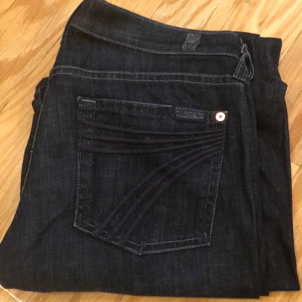 7 For All Mankind size 27 flare leg denim